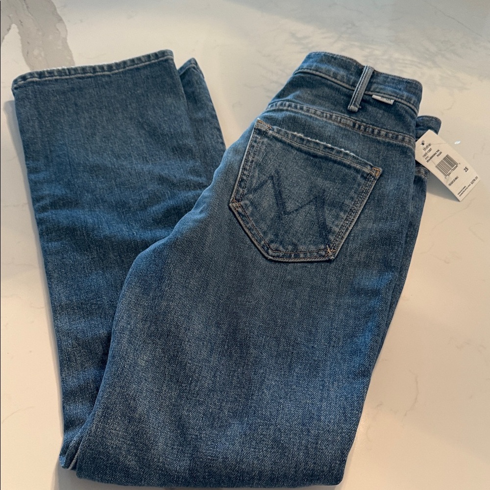 MOTHER Classic Denim Straight Leg Jeans